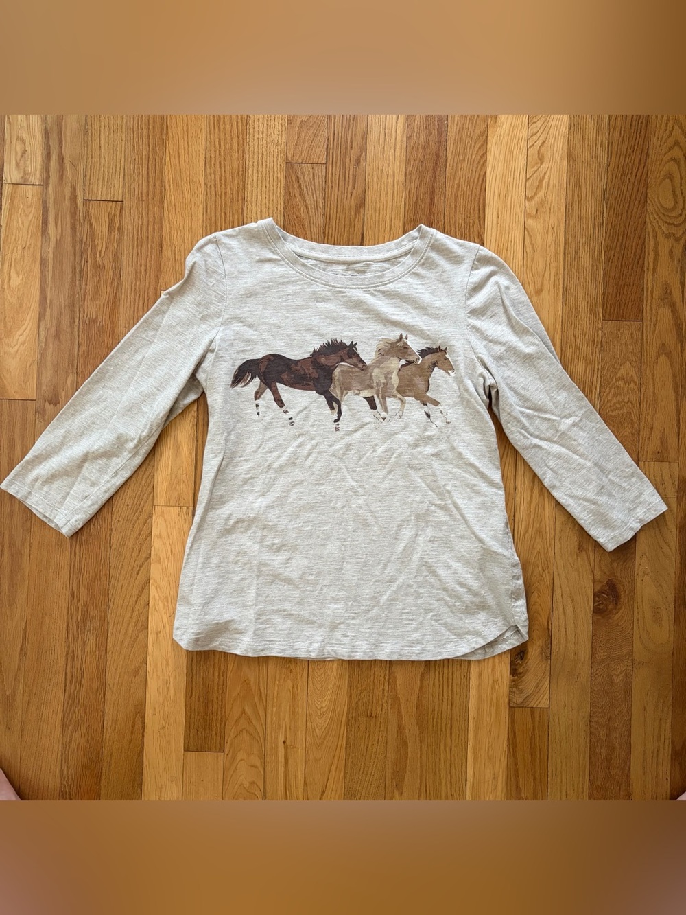 Coldwater Creek Taupe Heather Rustic Spirit Tee Style Number: 23864